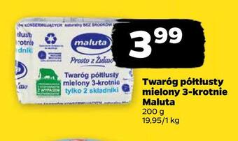 Netto Twaróg półtłusty mielony 3-krotnie maluta oferta