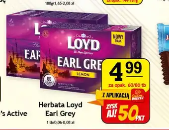 Gram Market Herbata Loyd Earl Grey 60/80torebek oferta
