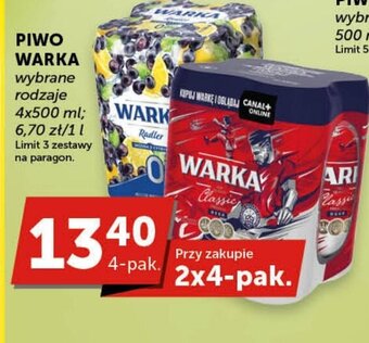 Groszek PIWO WARKA 4x500 ml oferta