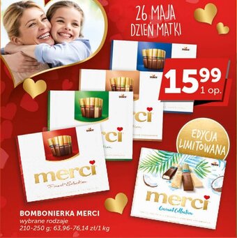 Groszek BOMBONIERKA MERCI 210-250g oferta