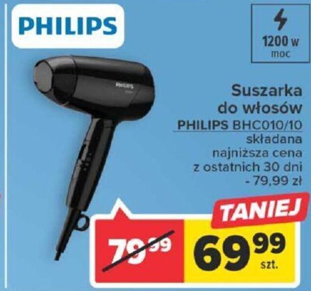 Carrefour PHILIPS Suszarka do włosów BHC010/10 oferta