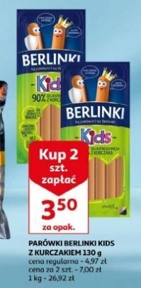 Auchan Parowki morliny berlinki kids oferta