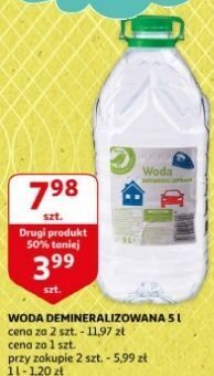 Auchan Woda demineralizowana auchan na co dzień (logo zielone) oferta
