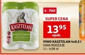 Auchan Piwo kasztelan jasne pełne oferta