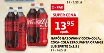 Auchan Napój pomarańczowy fanta oferta