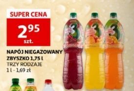 Auchan Napój zbyszko 3 jabłko-pomarańcza-brzoskwinia oferta
