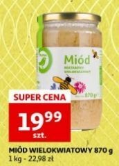 Auchan Miód wielokwiatowy nektarowy podniesiony kciuk oferta