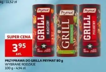 Auchan Przyprawa pikantna prymat grill oferta