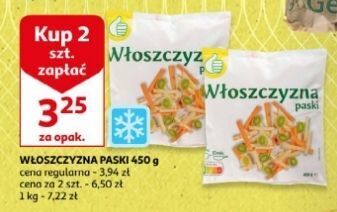 Auchan Włoszczyzna paski podniesiony kciuk oferta