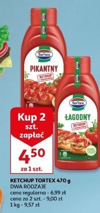 Auchan Ketchup pikantny tortex oferta