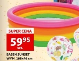Auchan Basen sunset 168 x 46 cm oferta