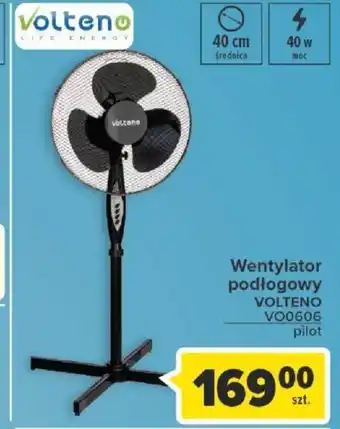 Carrefour VOLTENO Wentylator podłogowy VO0606 oferta