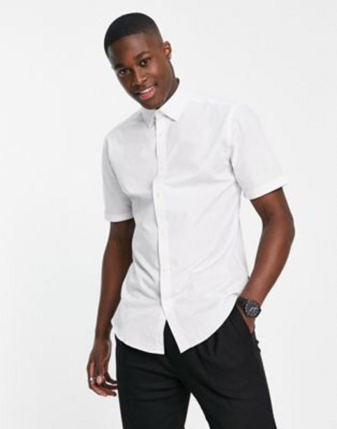 ASOS French connection - gładka koszula z krótkimi rękawami ze stretchem oferta
