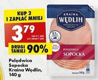 Biedronka Polędwica Sopocka Kraina Wędlin 140 g oferta