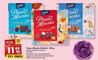 Biedronka Ptasie Mleczko E.Wedel, 340 g oferta