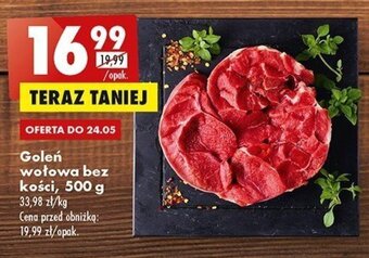Biedronka Goleń wołowa bez kości, 500 g oferta