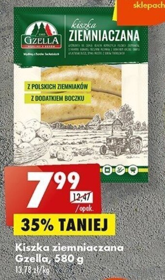 Biedronka Kiszka ziemniaczana Gzella, 580 g oferta