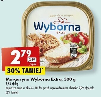 Biedronka Margaryna Wyborna Extra, 500 g oferta