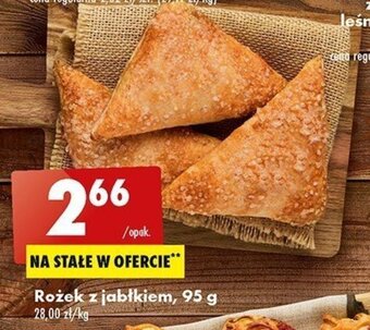 Biedronka Rożek z jabłkiem, 95 g oferta