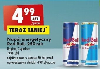 Biedronka Napój energetyczny Red Bull, 250 ml oferta
