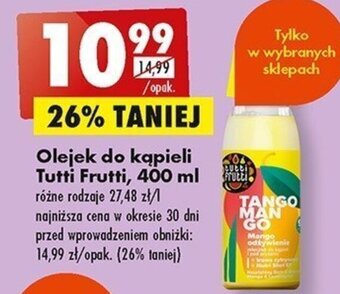 Biedronka Olejek do kąpieli Tutti Frutti, 400 ml oferta