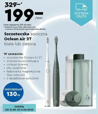 Biedronka szczoteczka Ocelan Air 2T oferta