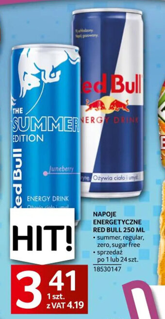 Selgros NAPOJE ENERGETYCZNE RED BULL 250 ML oferta