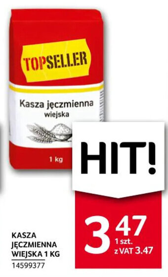 Selgros KASZA JĘCZMIENNA WIEJSKA 1 KG oferta