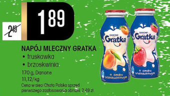 Chata Polska NAPÓJ MLECZNY GRATKA 170 g, Danone oferta