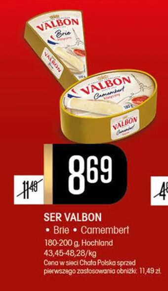Chata Polska SER VALBON 180-200 g, Hochland oferta