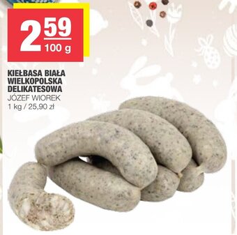 Spar Kiełbasa biała wielkopolska delikatesowa 100g oferta