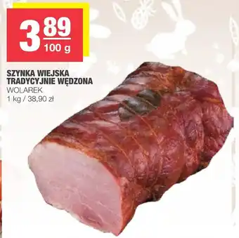 Szynka wiejska tradycyjne wędzona 100g