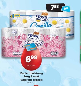 Delfin Papier toaletowy Foxy 8 rolek oferta