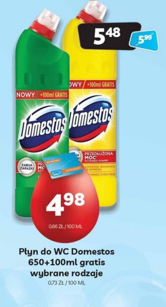 Delfin Płyn do WC Domestos 650+100ml oferta