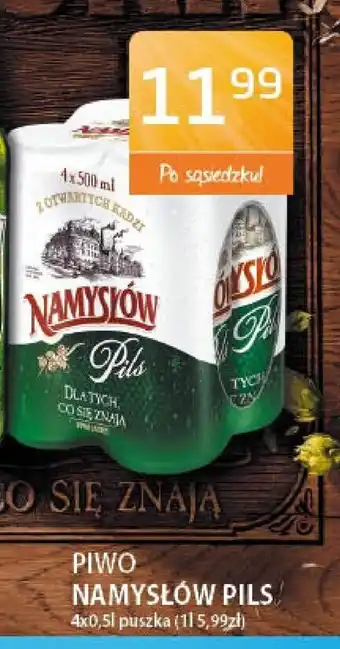 Piwo Namysłów 4x 500ml