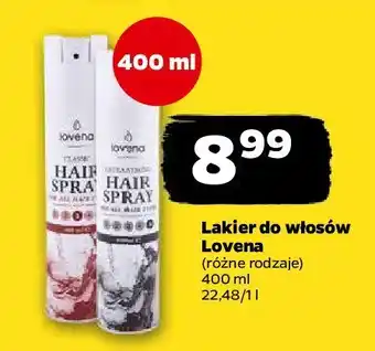 Netto Lakier do włosów extra strong oferta