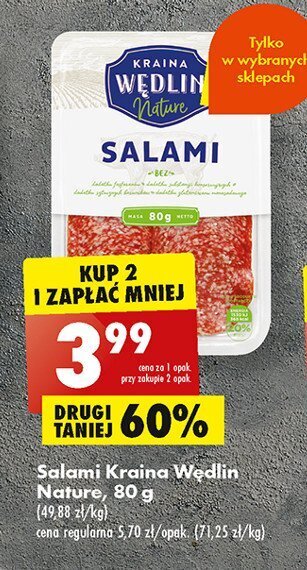 Biedronka Salami oferta