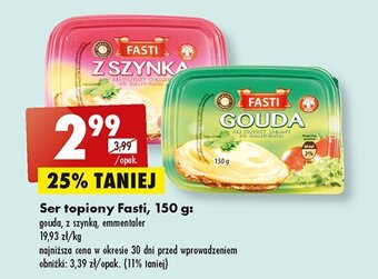 Biedronka Ser topiony z szynką oferta