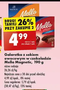 Biedronka Galaretka w czekoladzie pomarańczowa oferta