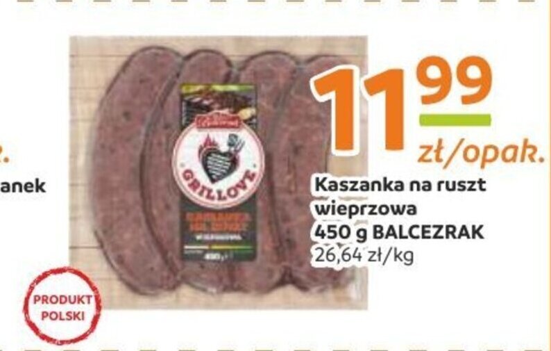 Gama BALCERZAK Mix Kiełbasek, Mix Kaszanek 375-450 g oferta