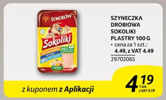 Selgros SZYNECZKA DROBIOWA SOKOLIKI PLASTRY 100 G oferta