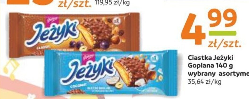 Gama Ciastka Jeżyki Goplana 140 g oferta