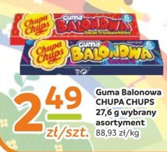 Gama Guma Balonowa CHUPA CHUPS 27,6 Guma oferta