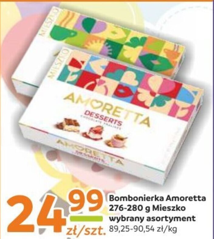 Gama Mieszko Bombonierka Amoretta 276-280 g oferta