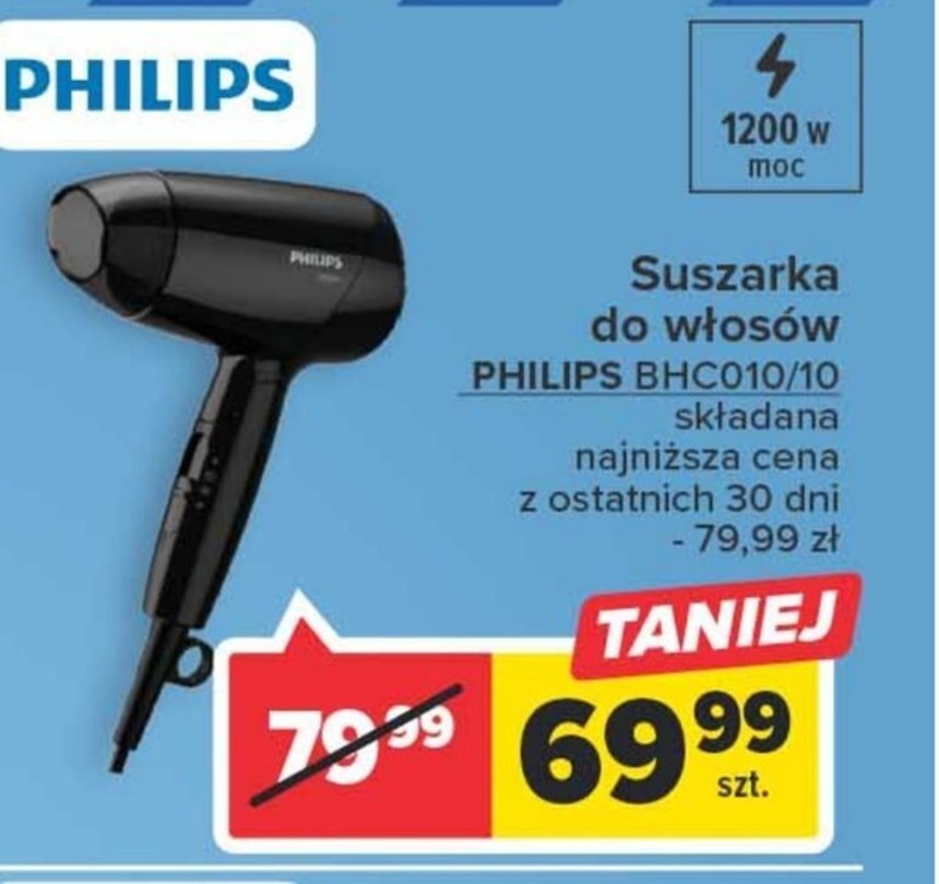 Carrefour Suszarka do włosów philips oferta
