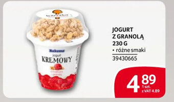 Selgros JOGURT Z GRANOLĄ 230 G oferta