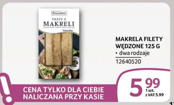 Selgros MAKRELA FILETY WĘDZONE 125 G oferta