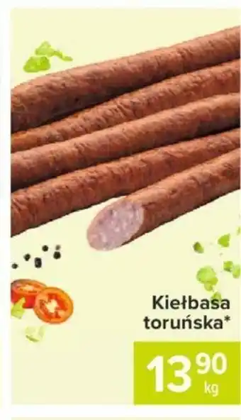 Carrefour Kiełbasa toruńska 1kg oferta