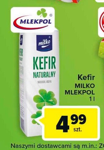 Carrefour Kefir naturalny oferta
