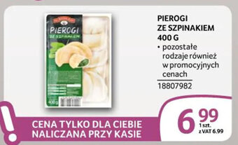Selgros PIEROGI ZE SZPINAKIEM 400 G oferta